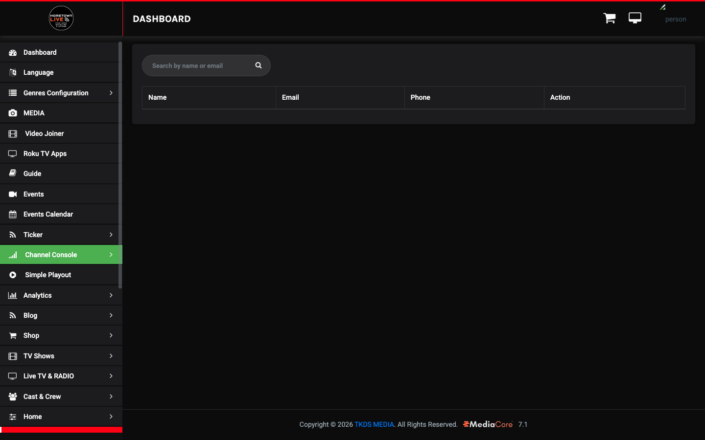 Deleted Users list